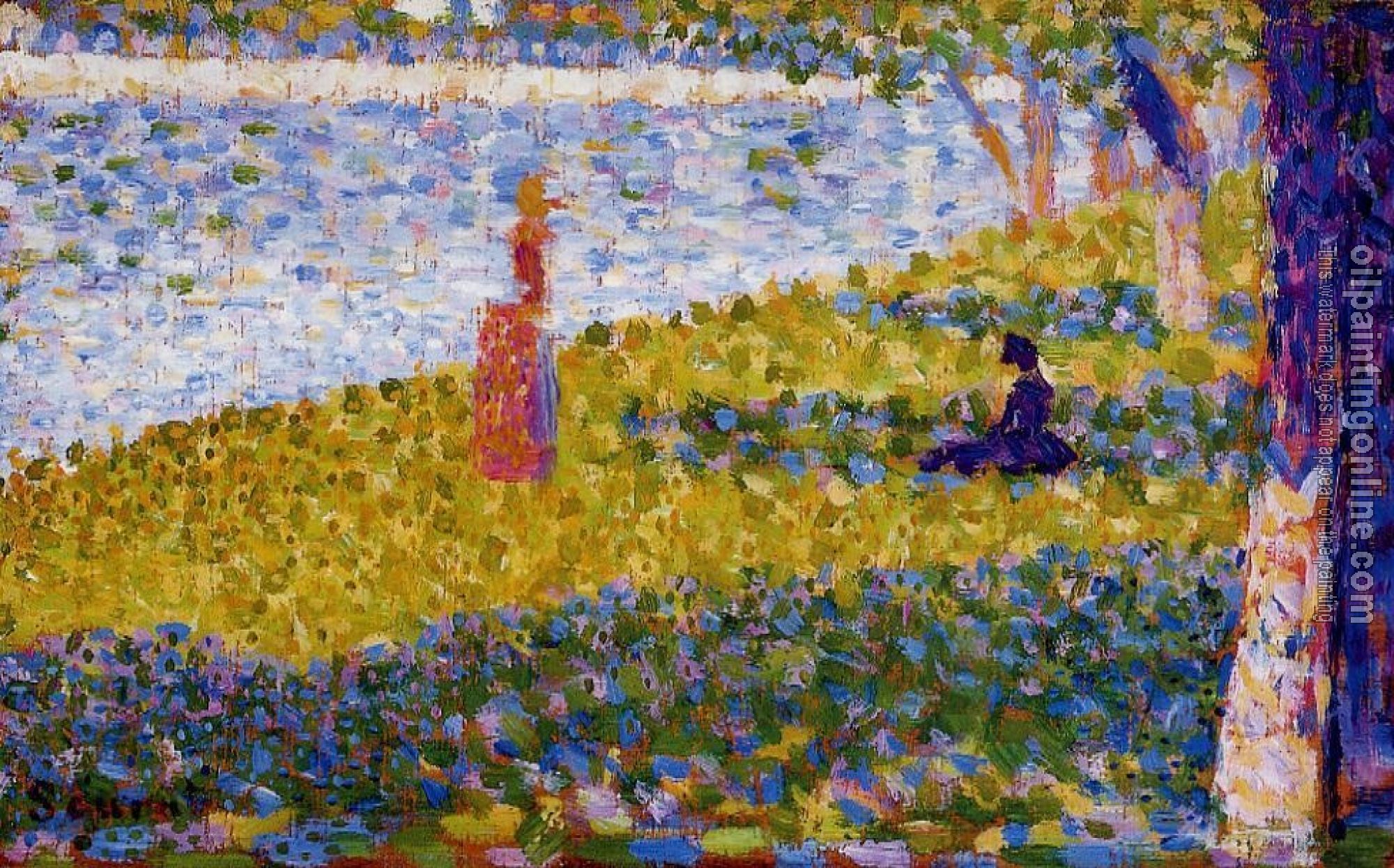 Seurat, Georges - La Grande Jatte, Women by the Water